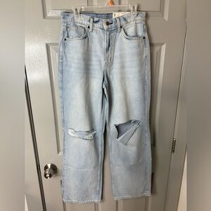 Arizona Jean co | light blue Jeans | Ripped high - rise | size 7| Fits Junior